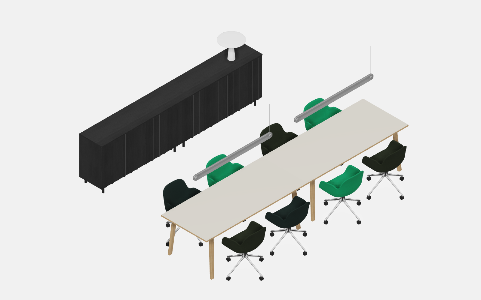 Meeting Large Slice Table