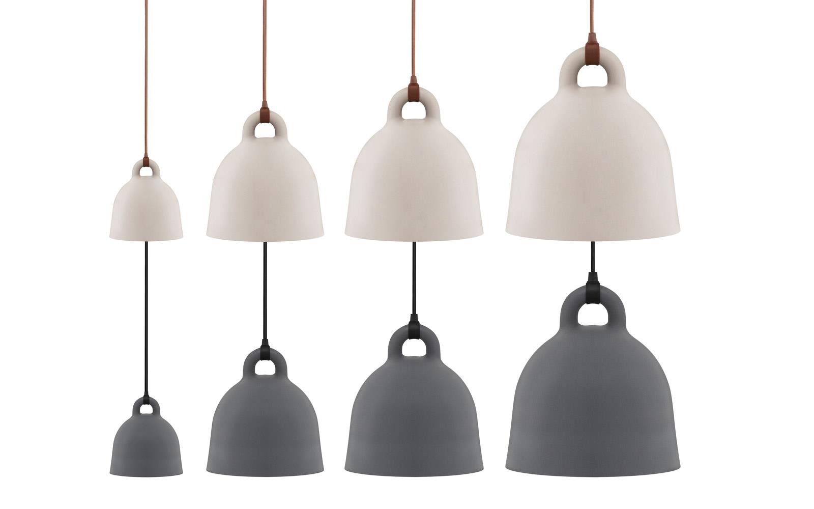 Bell large | A robust minimalistic ceiling lamp in matte