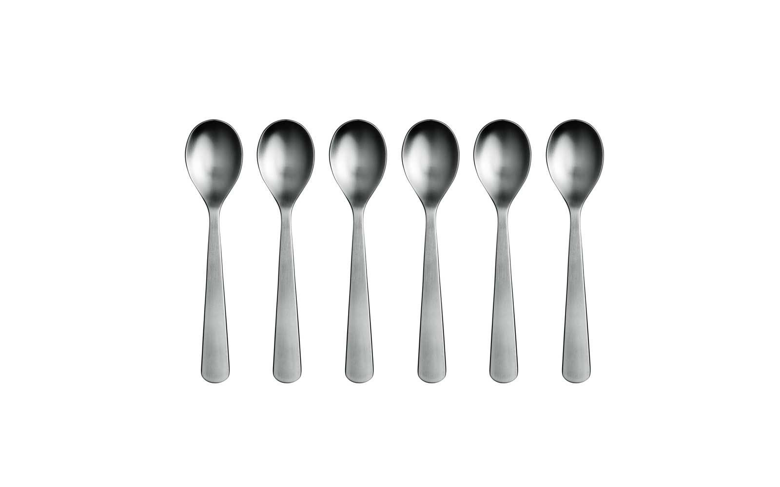 Normann Teaspoons 6 Pack Steel