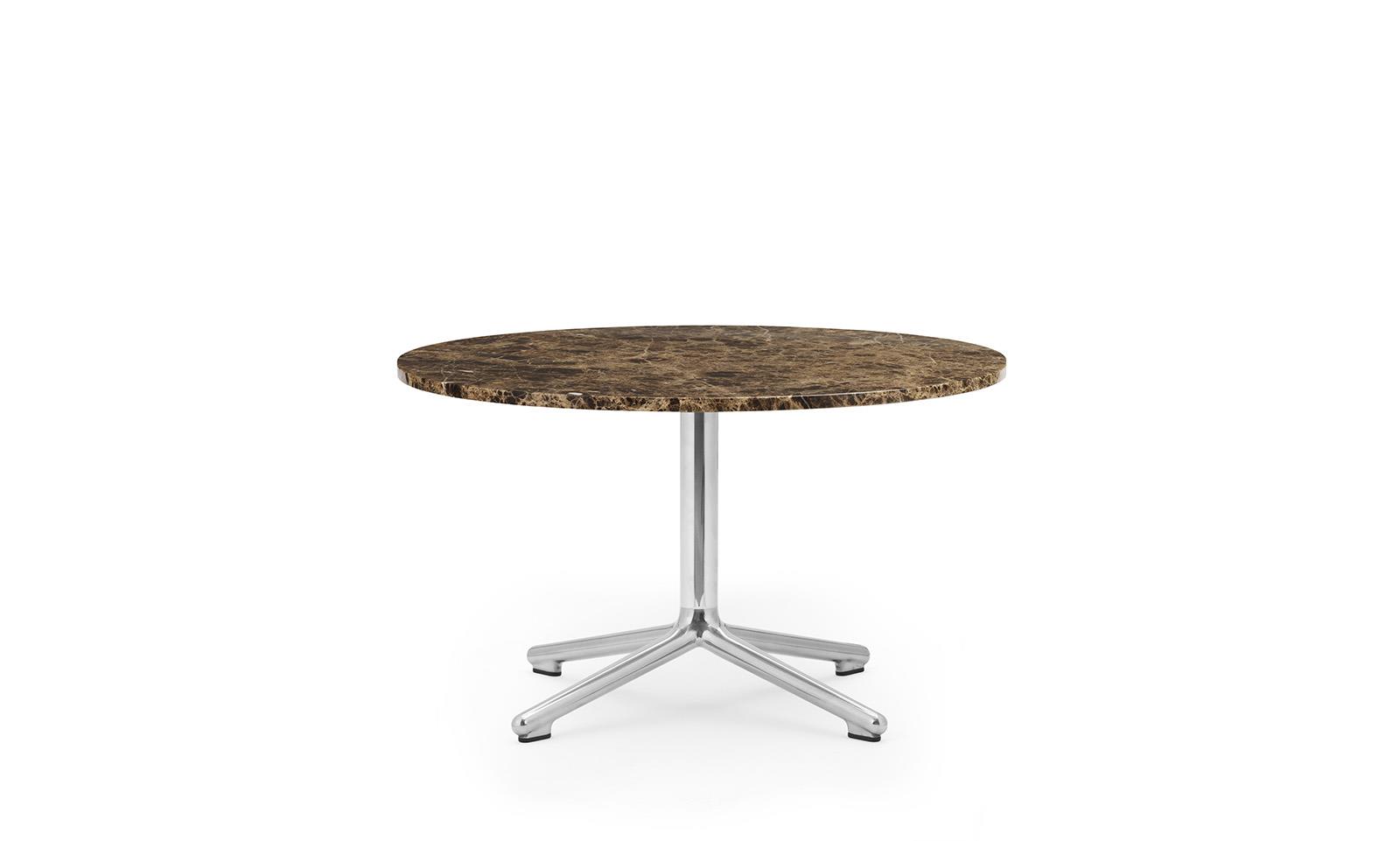 Lunar Coffee Table H40 70 cm AluMarble1