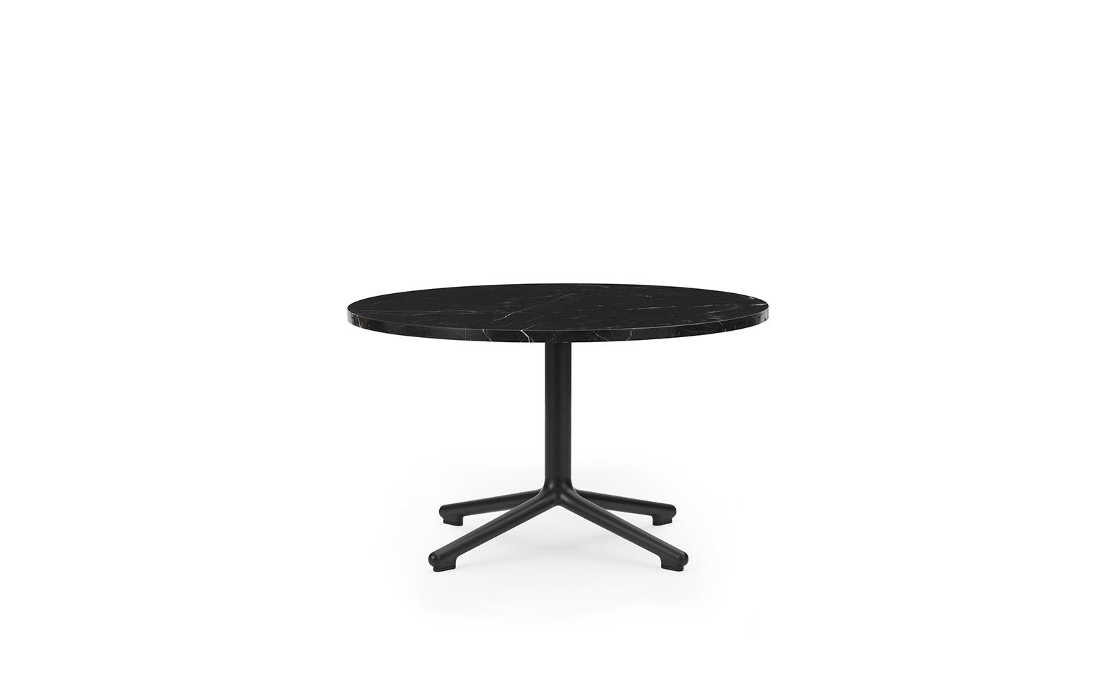 Lunar Coffee Table Black Alu H40 70 cm1