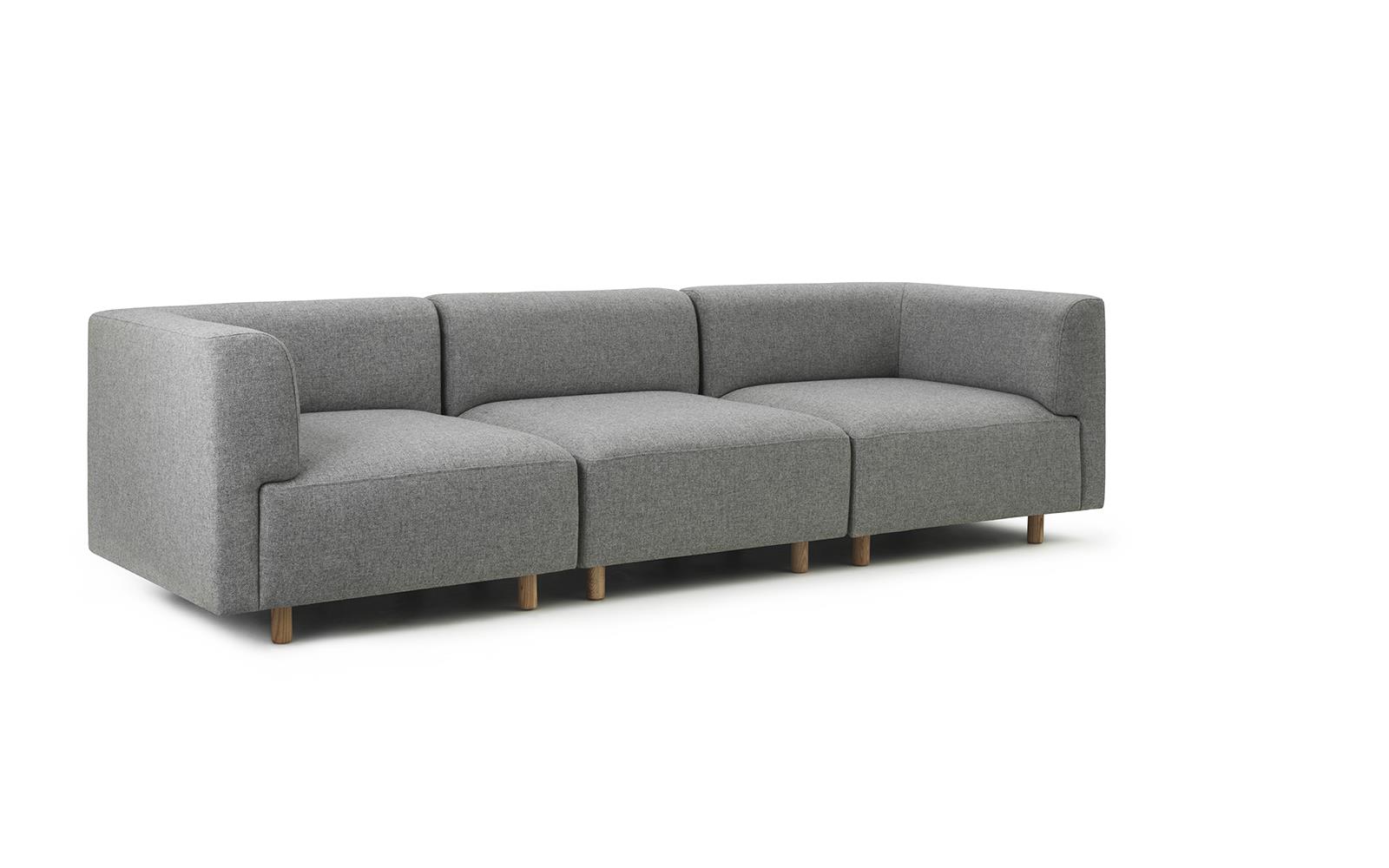 Redo Modular Sofa 3 Seater Oak1