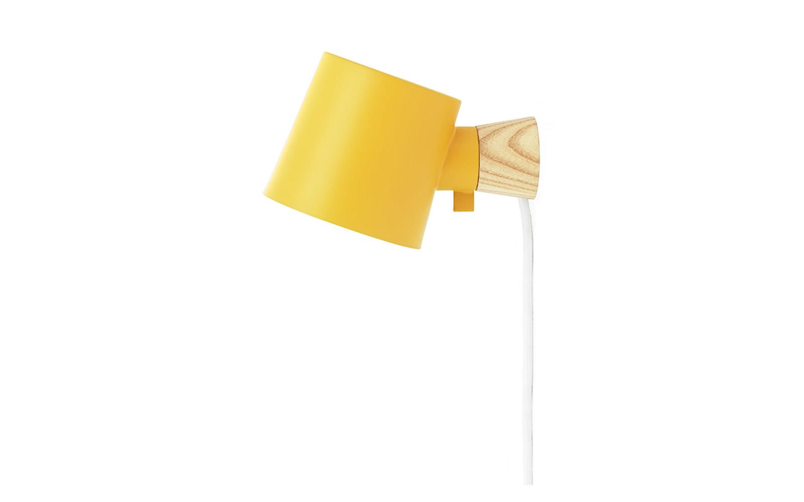 yellow wall light