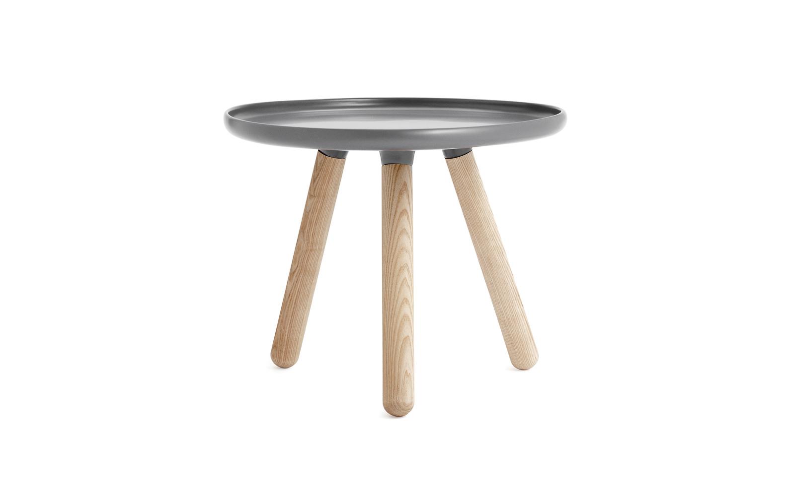 kubus biografie Buigen Tablo Table - A minimalistic coffee table in grey with legs of ash